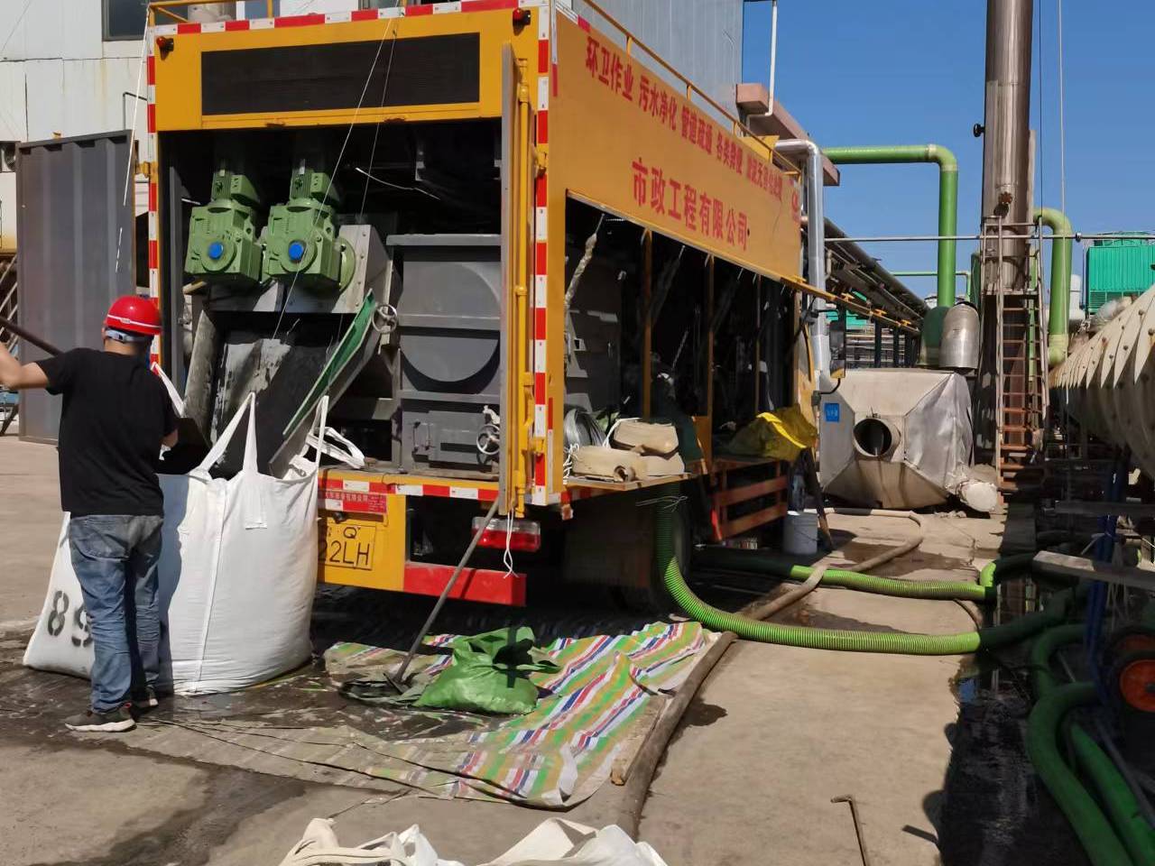 崇左淤泥压干处理